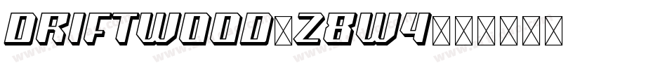DriftWood-z8W4字体转换