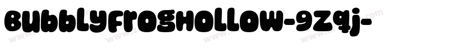 BubblyFrogHollow-9zqj字体转换