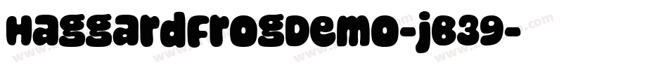 HaggardFrogDemo-jB39字体转换