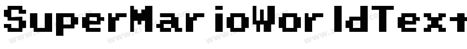 SuperMarioWorldTextBoxRegular-Y86j字体转换