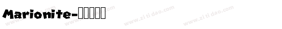 Marionite字体转换