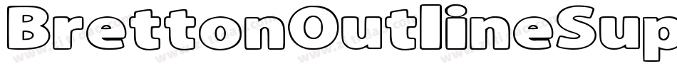 BrettonOutlineSuperItalic-pJwD字体转换