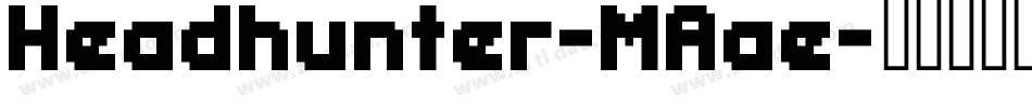 Headhunter-MAae字体转换