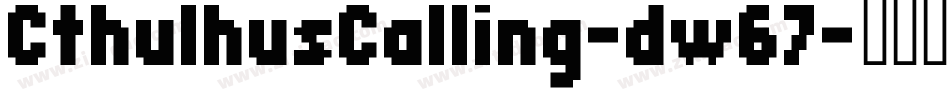 CthulhusCalling-dw67字体转换