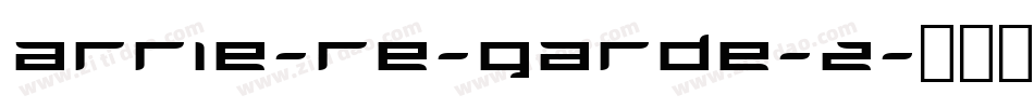Arrie-re-Garde-2字体转换