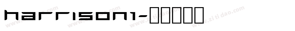Harrison1字体转换