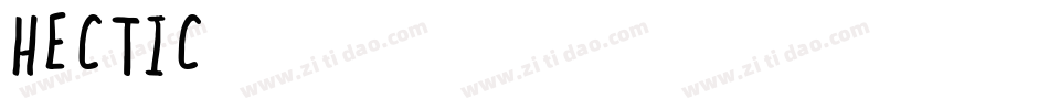 hectic字体转换