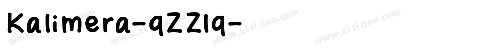 Kalimera-qZZlq字体转换