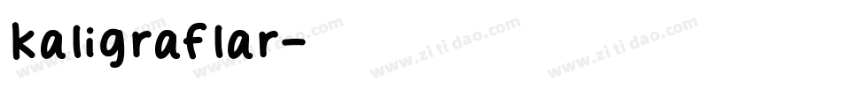 kaligraflar字体转换