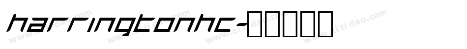 HarringtonHC字体转换