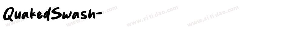 QuakedSwash字体转换