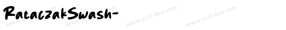 RataczakSwash字体转换