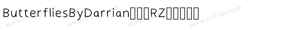 ButterfliesByDarrian-51RZ字体转换