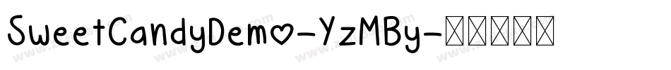 SweetCandyDemo-YzMBy字体转换