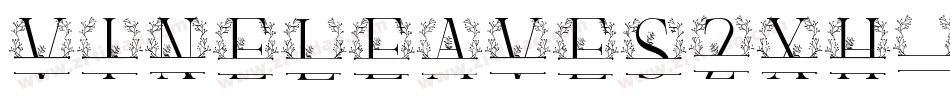 VineLeaves2XH字体转换