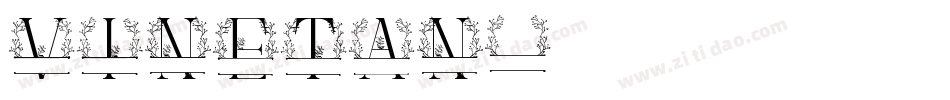 Vinetan字体转换