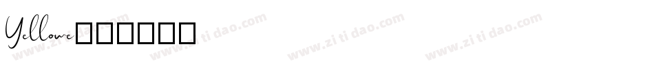Yellowe字体转换