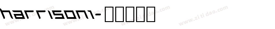 Harrison1字体转换