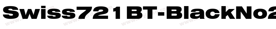 Swiss721BT-BlackNo2字体转换