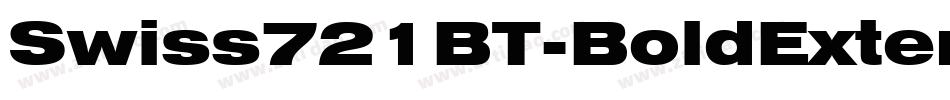 Swiss721BT-BoldExtended字体转换
