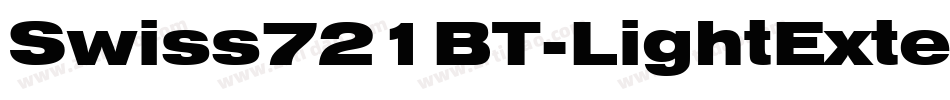 Swiss721BT-LightExtended字体转换