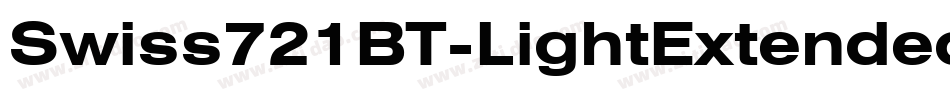 Swiss721BT-LightExtended字体转换