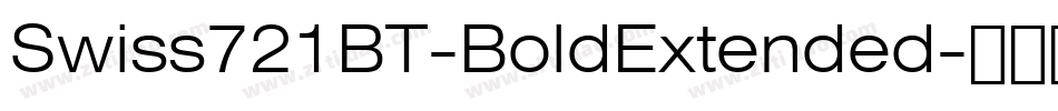 Swiss721BT-BoldExtended字体转换