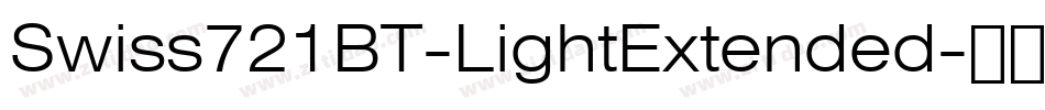 Swiss721BT-LightExtended字体转换