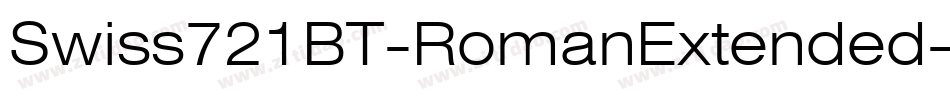 Swiss721BT-RomanExtended字体转换