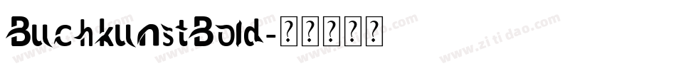 BuchkunstBold字体转换