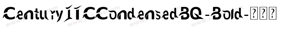 CenturyITCCondensedBQ-Bold字体转换