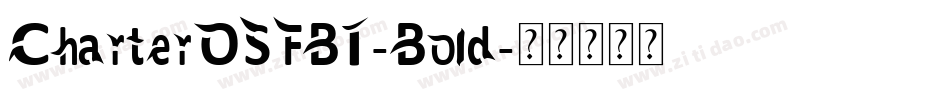 CharterOSFBT-Bold字体转换