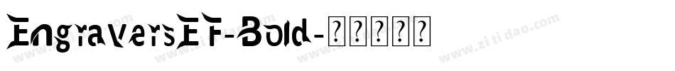EngraversEF-Bold字体转换