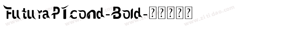 FuturaPTcond-Bold字体转换