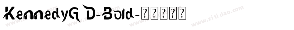 KennedyGD-Bold字体转换