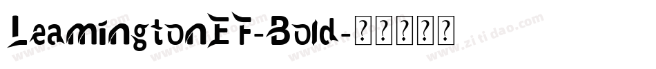 LeamingtonEF-Bold字体转换