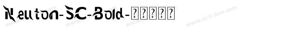 Neuton-SC-Bold字体转换