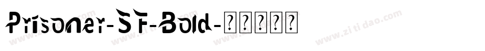 Prisoner-SF-Bold字体转换