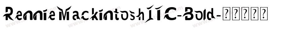 RennieMackintoshITC-Bold字体转换