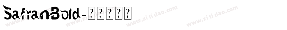 SafranBold字体转换