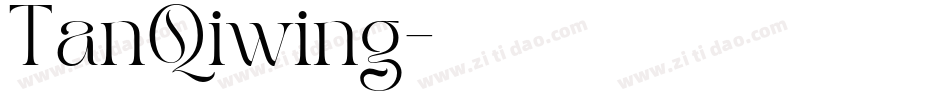 TanQiwing字体转换