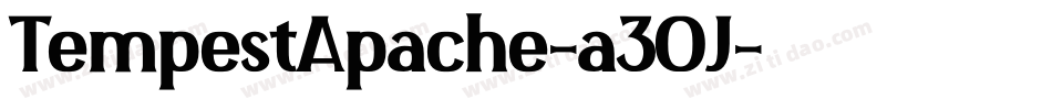 TempestApache-a3OJ字体转换