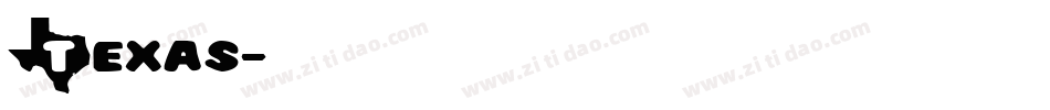 Texas字体转换