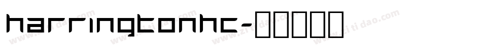 HarringtonHC字体转换