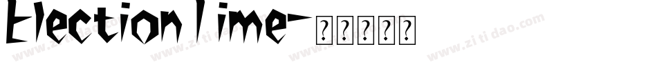 ElectionTime字体转换