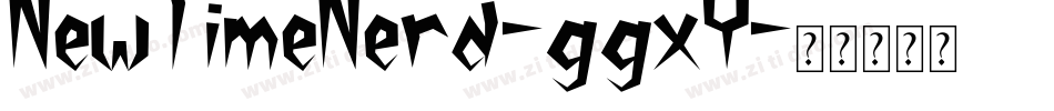 NewTimeNerd-ggxY字体转换