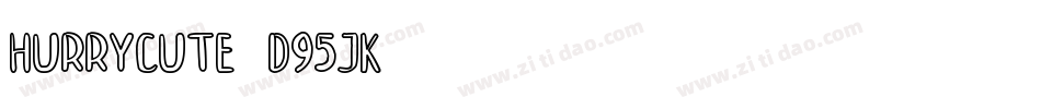 HurryCute-d95JK字体转换