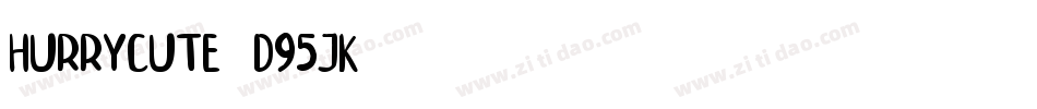 HurryCute-d95JK字体转换