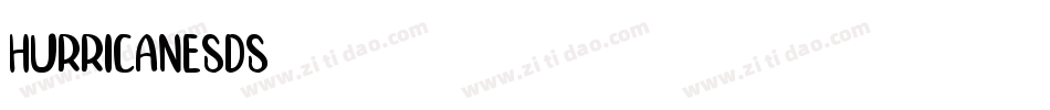 hurricaneSDS字体转换