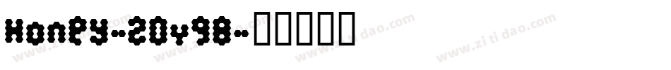 Honey-2Ovg8字体转换